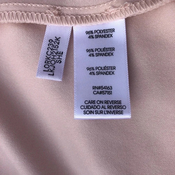 Karl Lagerfeld Paris color is Sherbet Pastel Pants/Trousers Gold Buttons Size 10 - Picture 5 of 7